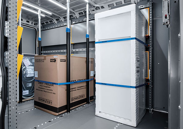 STORE VAN-ÉTAGÈRES PLIABLES POUR VÉHICULES UTILITAIRES
