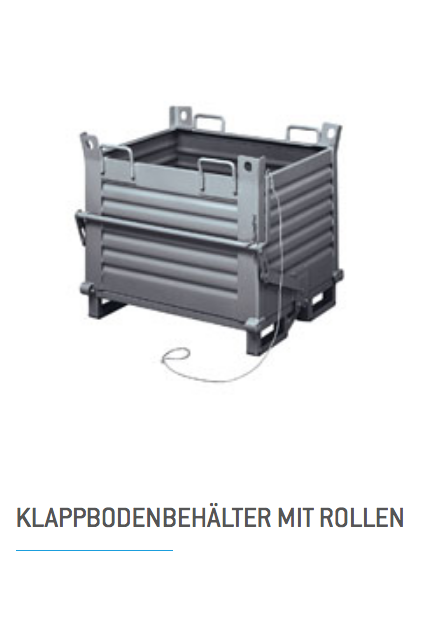 INDUSTRIEBEHÄLTER AUS KUNSTSTOFF UND AUS METALL